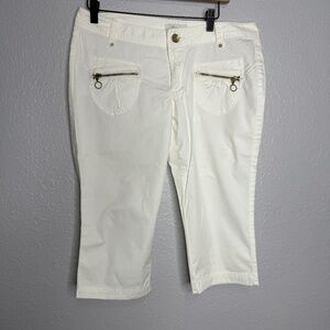 Express White‎ Capri Pants size 10